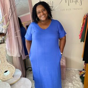 Blue Maxi Dress